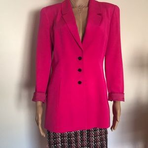 Dana Buchman Hot Pink Blazer